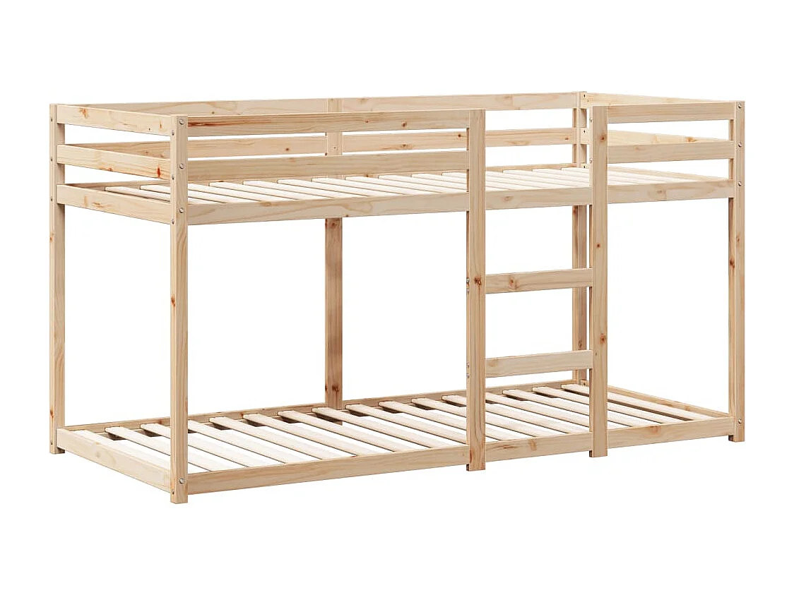 Lit superposé sans matelas 80x200 cm bois de pin massif
