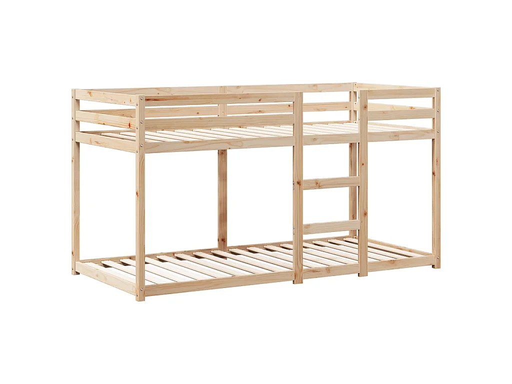 Lit superposé sans matelas 80x200 cm bois de pin massif