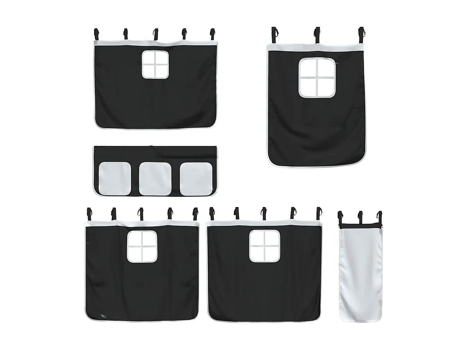 Lit superposé sans matelas 90x190 cm bois de pin massif