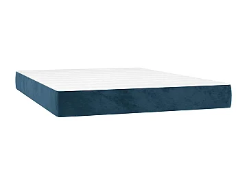 Samtbett Blau