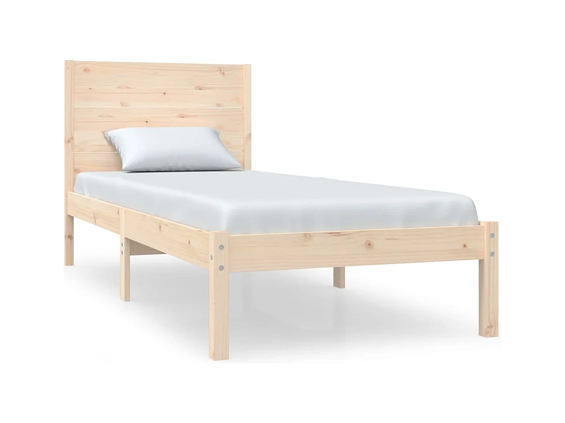 Bedframe massief hout 90x190 cm