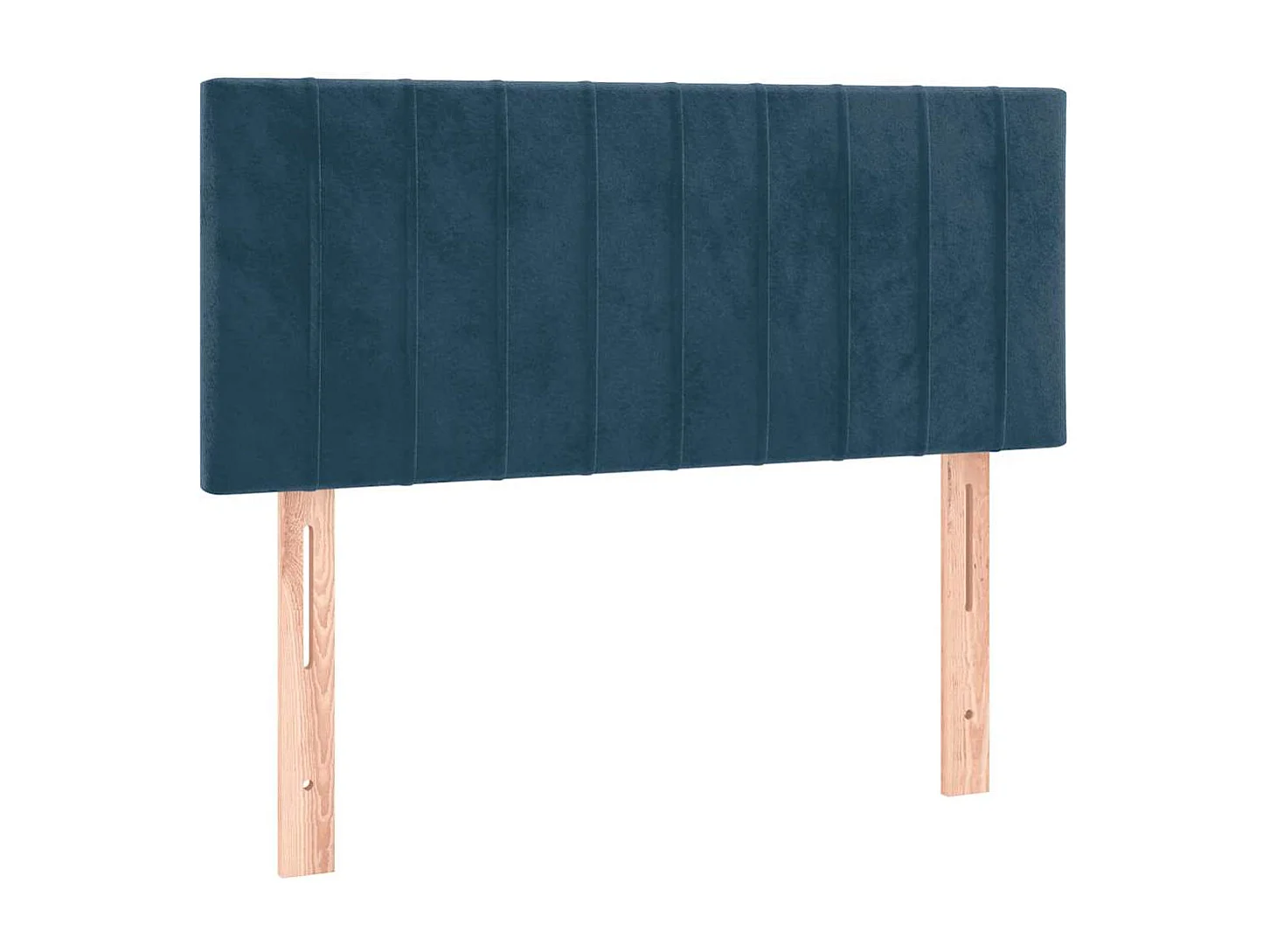 Sommier à lattes de lit avec matelas Bleu foncé 100x200 cm