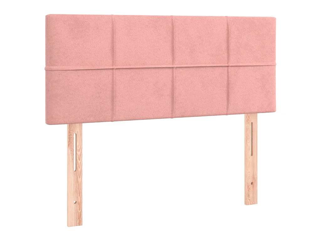 Sommier à lattes de lit avec matelas Rose 90x190 cm Velours