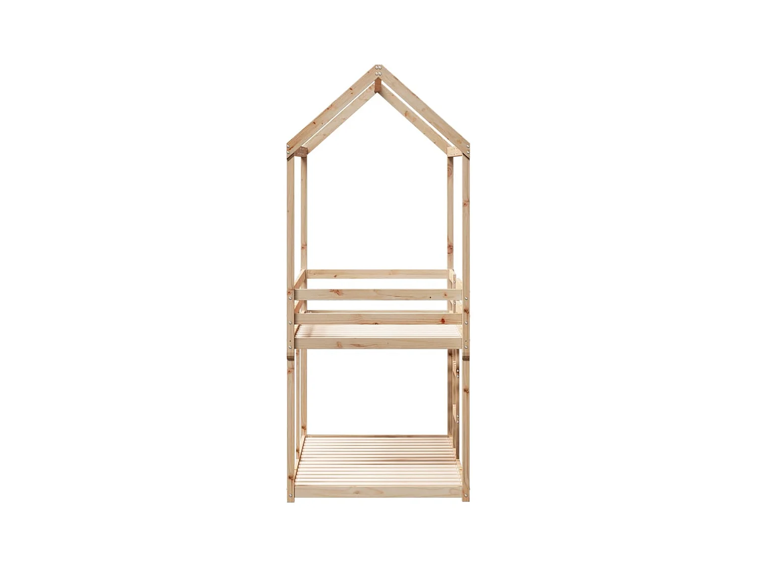 Lit superposé sans matelas 80x200 cm bois de pin massif