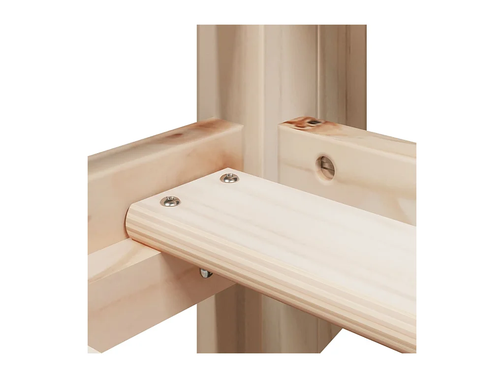 Lit superposé sans matelas 80x200 cm bois de pin massif