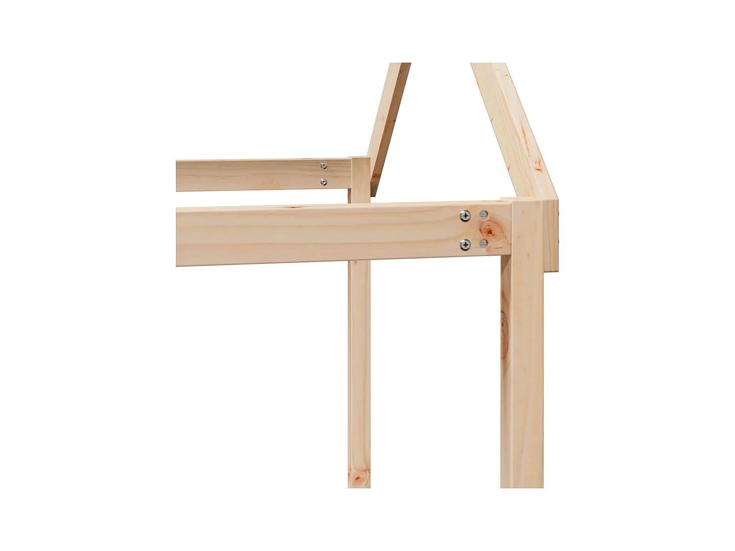 Lit superposé sans matelas 80x200 cm bois de pin massif