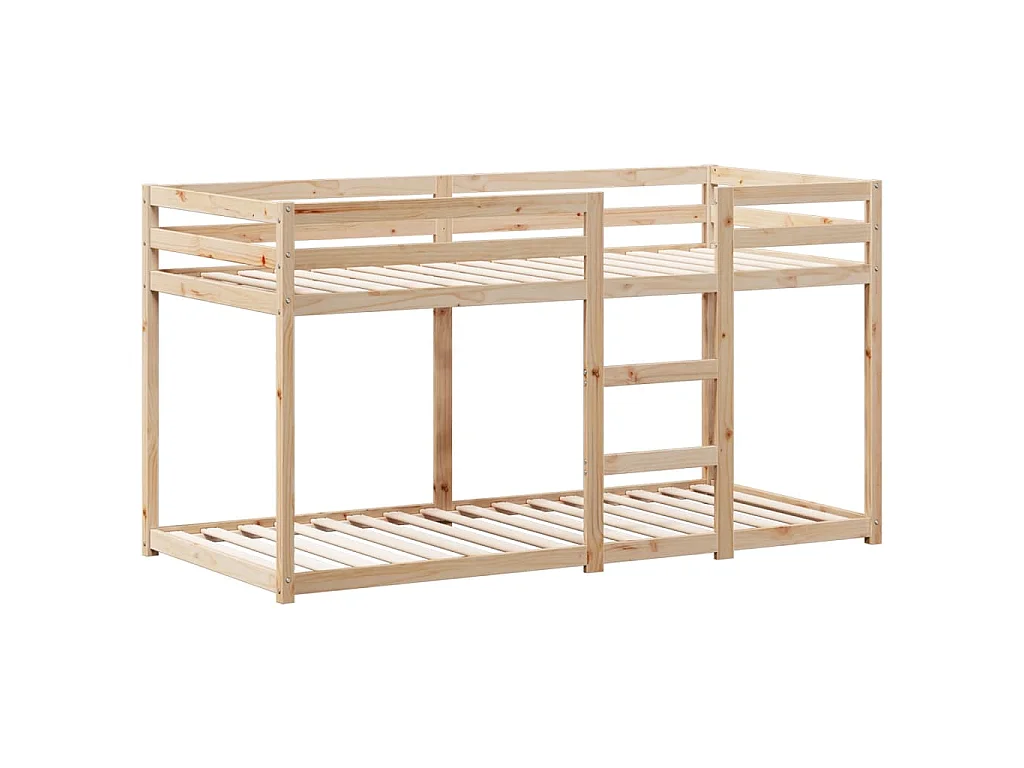 Etagenbett ohne Matratze 90x200 cm Massivholz Kiefer