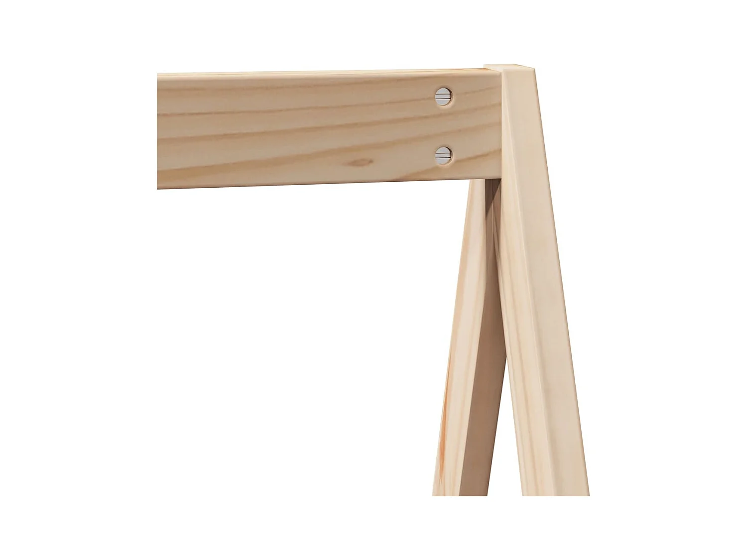 Lit superposé sans matelas 90x190 cm bois de pin massif