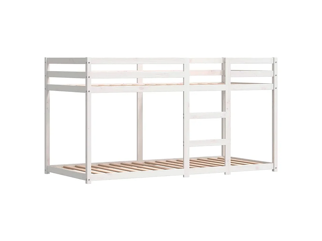 Lit superposé sans matelas 90x200 cm bois de pin massif