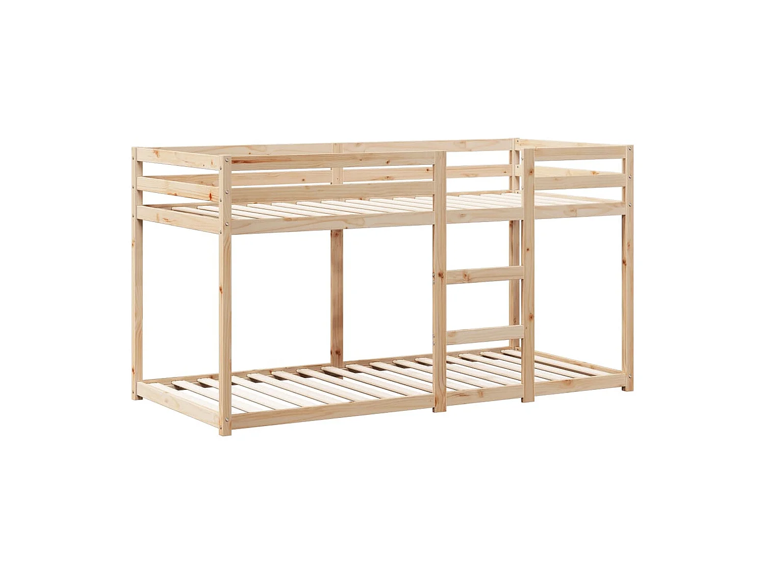 Lit superposé sans matelas 90x200 cm bois de pin massif