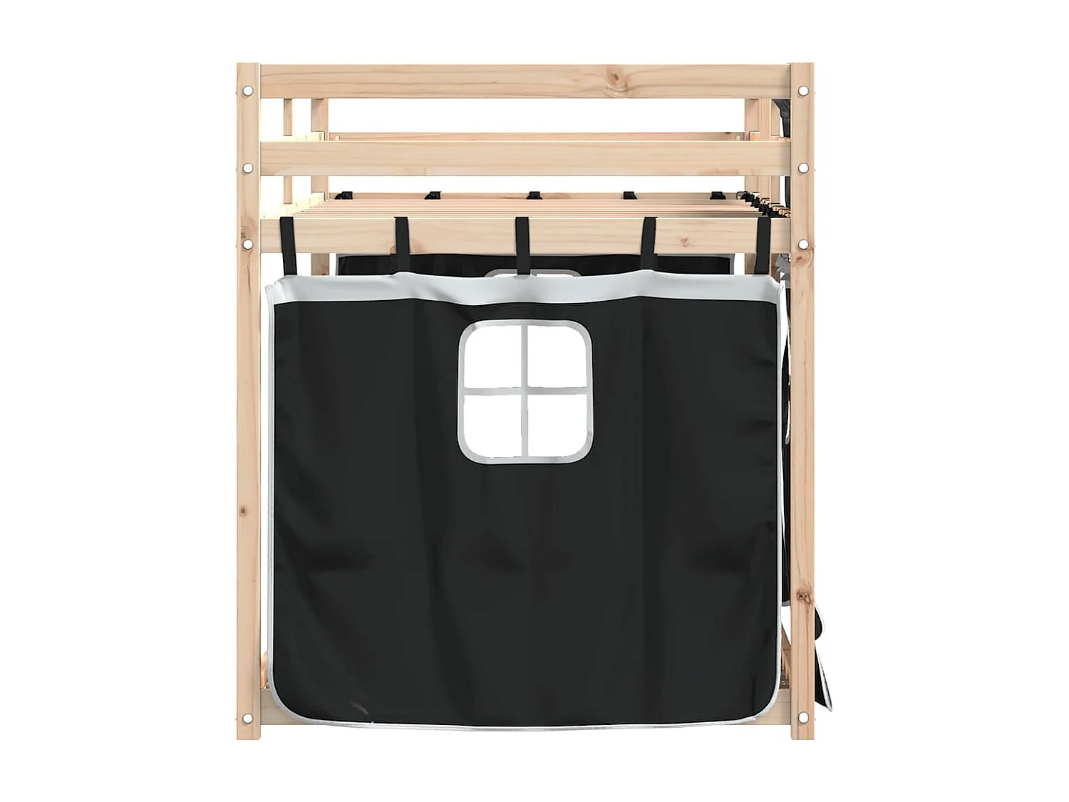 Lit superposé sans matelas 80x200 cm bois de pin massif