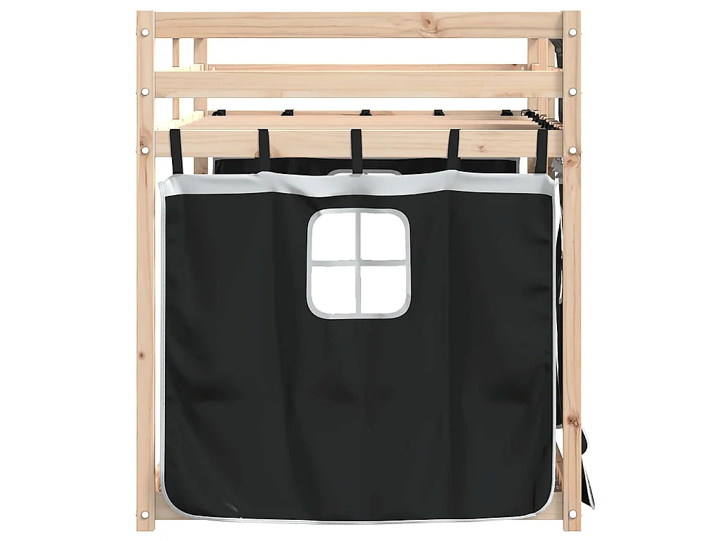 Lit superposé sans matelas 80x200 cm bois de pin massif