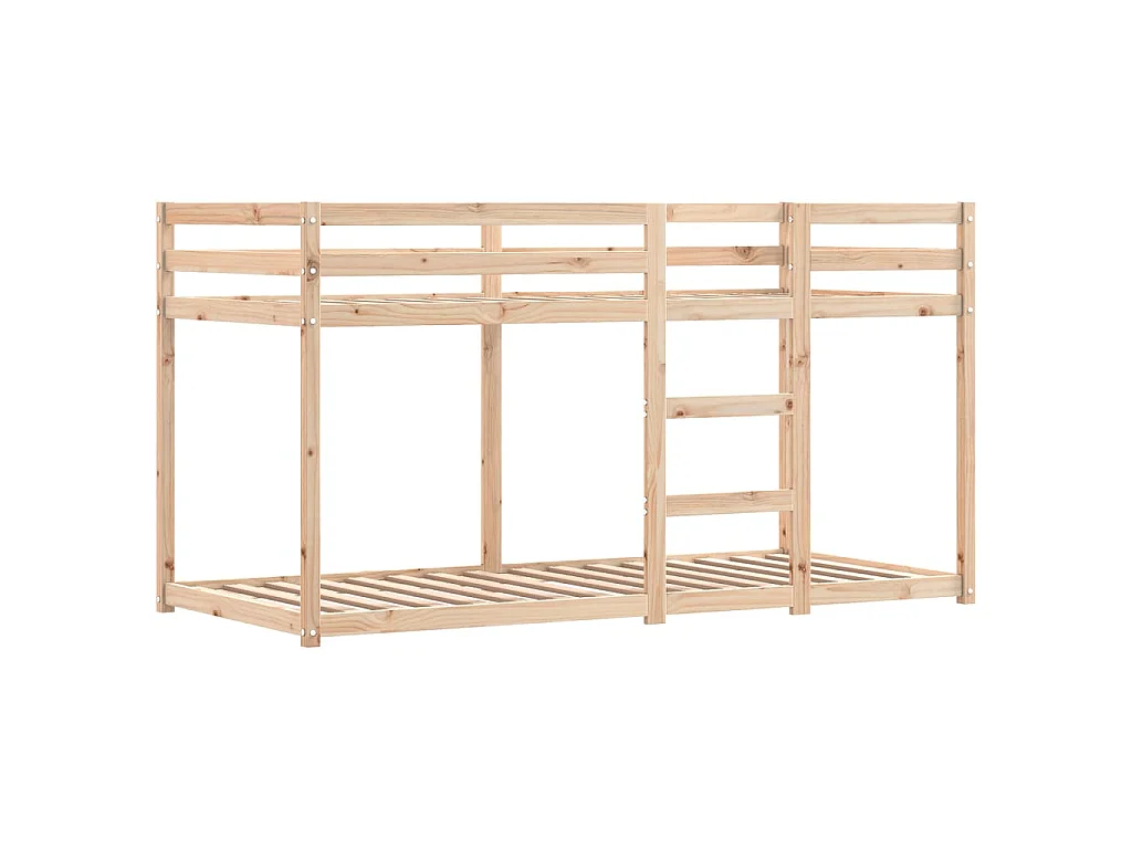 Lit superposé sans matelas 80x200 cm bois de pin massif