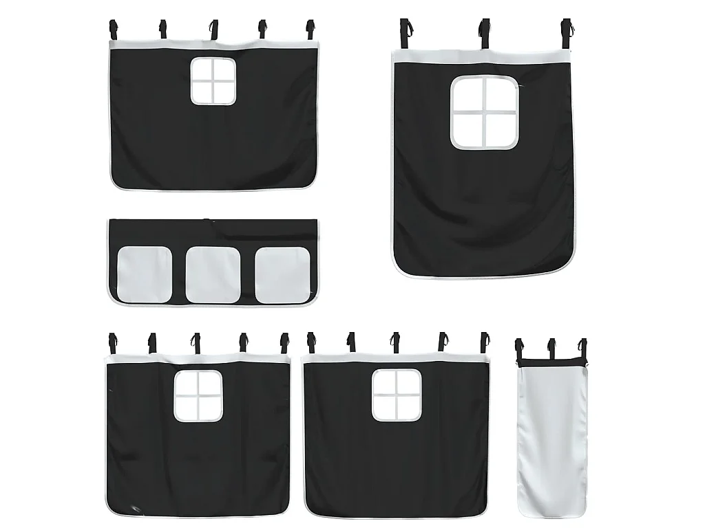 Lit superposé sans matelas 80x200 cm bois de pin massif