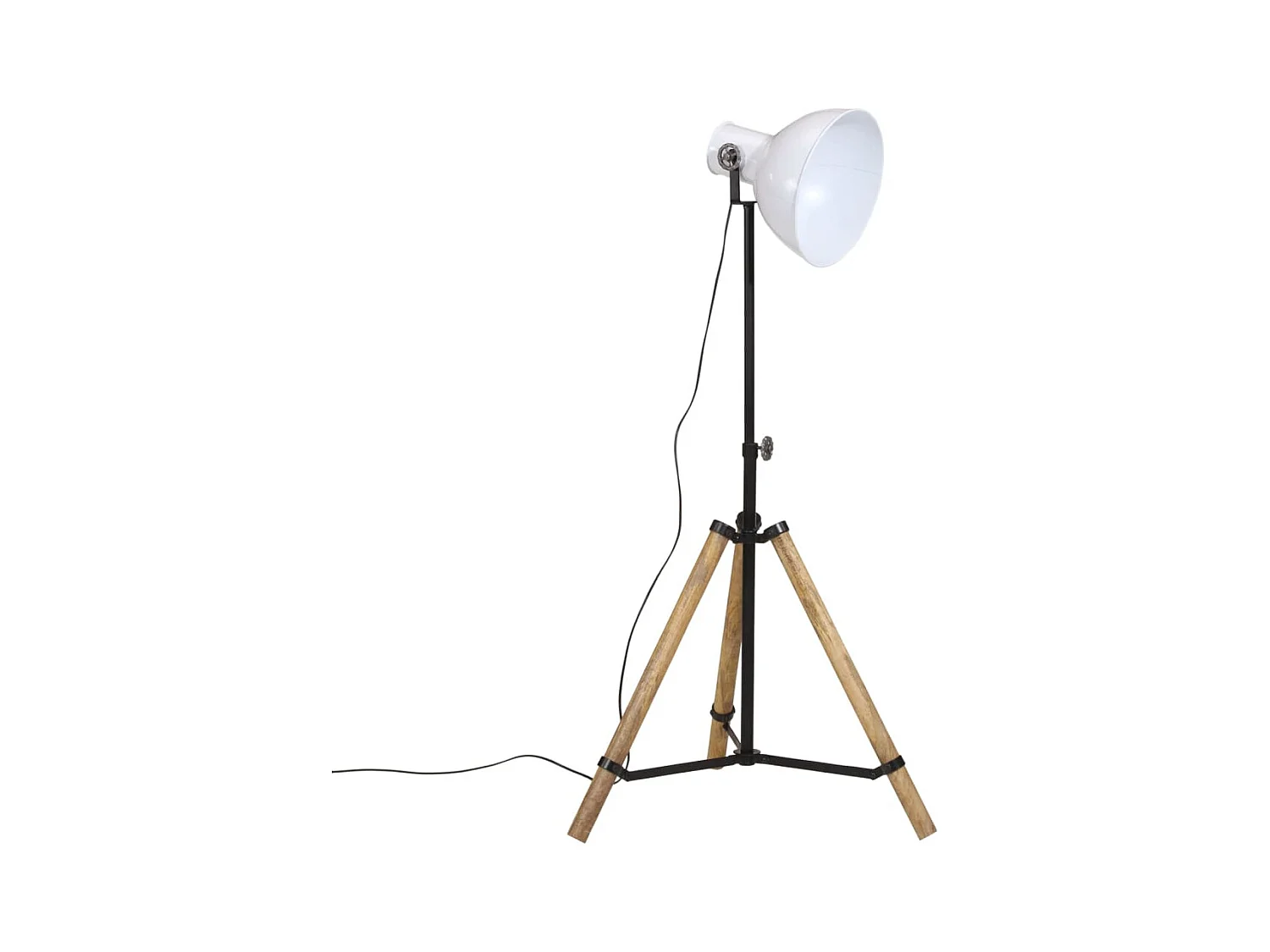 Lampadaire 25 W blanc 75x75x90-150 cm E27