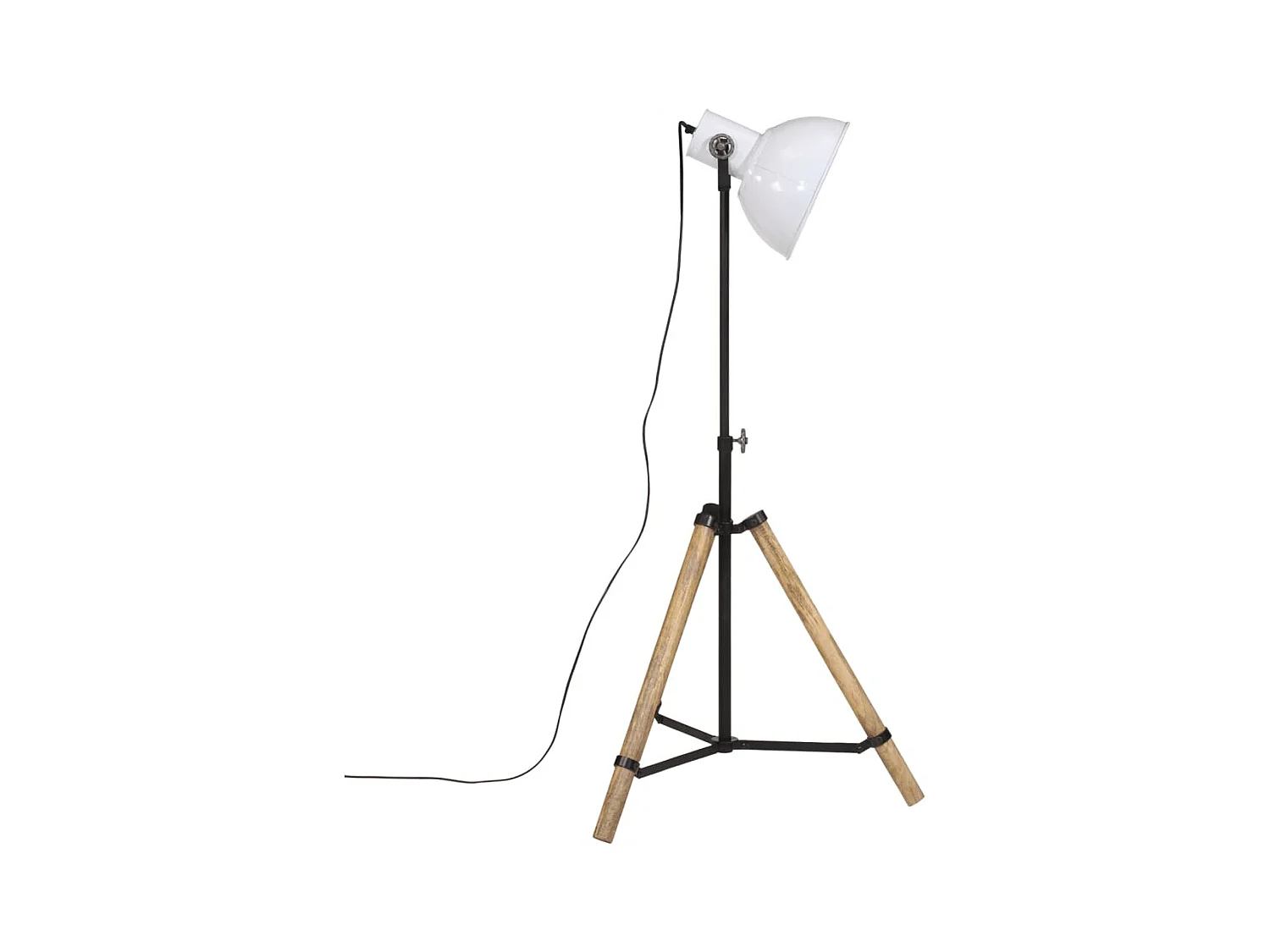 Lámpara de pie blanco 25 W E27 75x75x90-150 cm