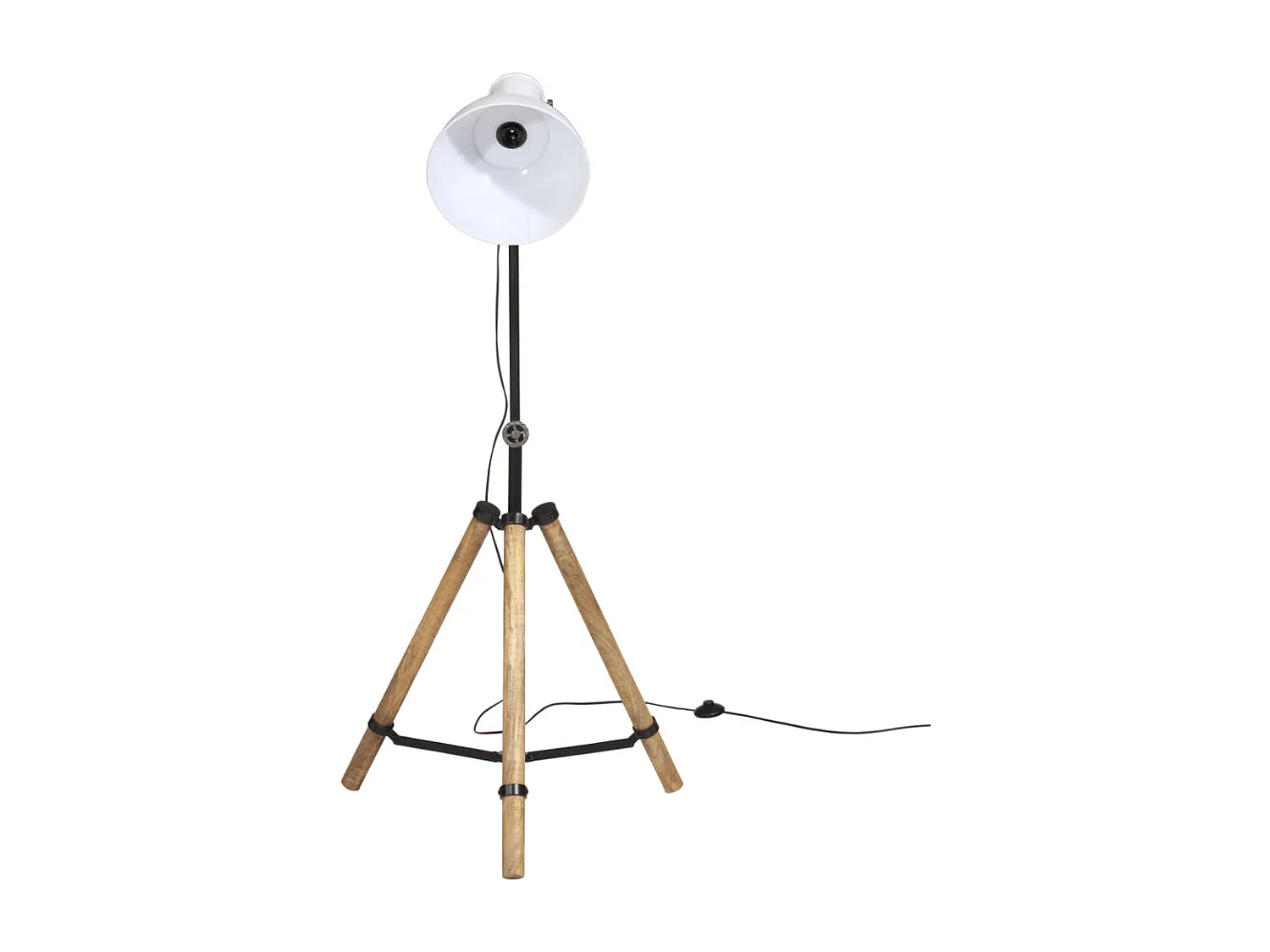 Lámpara de pie blanco 25 W E27 75x75x90-150 cm