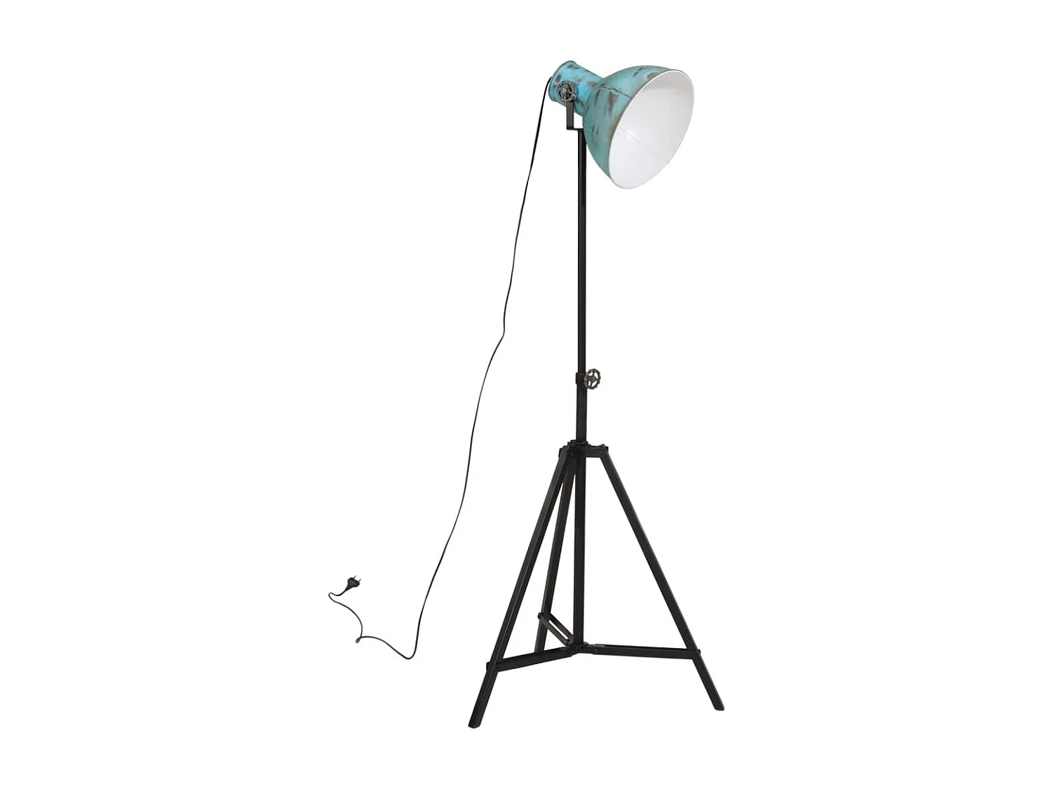 Lampadaire 25 W bleu délavé 61x61x90/150 cm E27