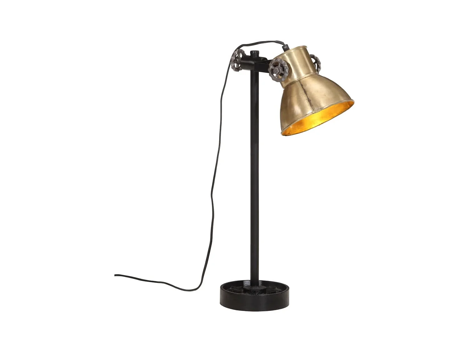 Lampe de bureau 25 W laiton antique 15x15x55 cm E27