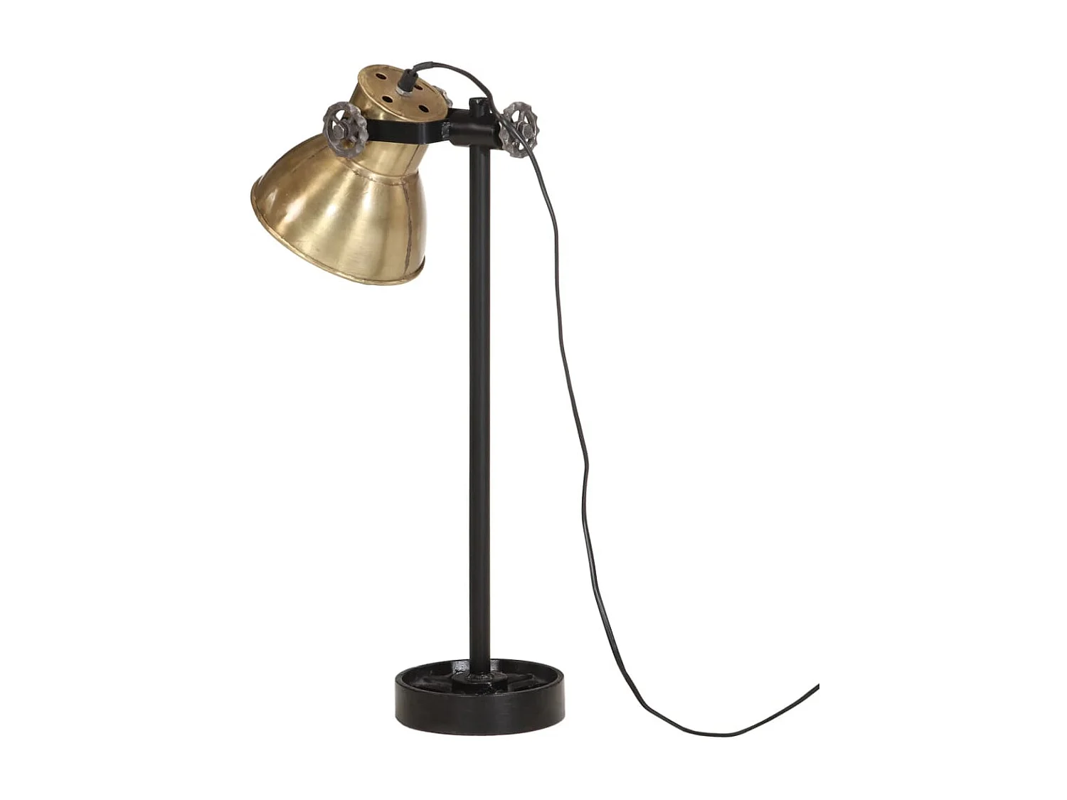 Lampe de bureau 25 W laiton antique 15x15x55 cm E27