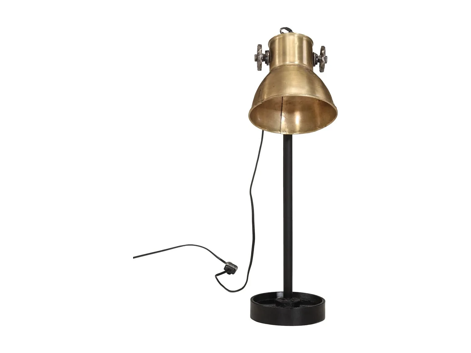 Lampe de bureau 25 W laiton antique 15x15x55 cm E27