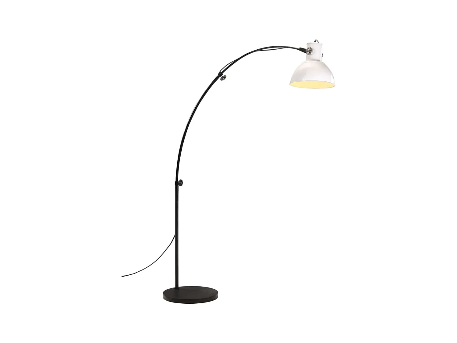 Lampadaire 25 W blanc 150 cm E27