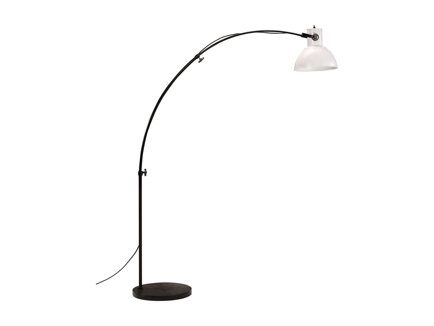 Lampadaire 25 W blanc 150 cm E27