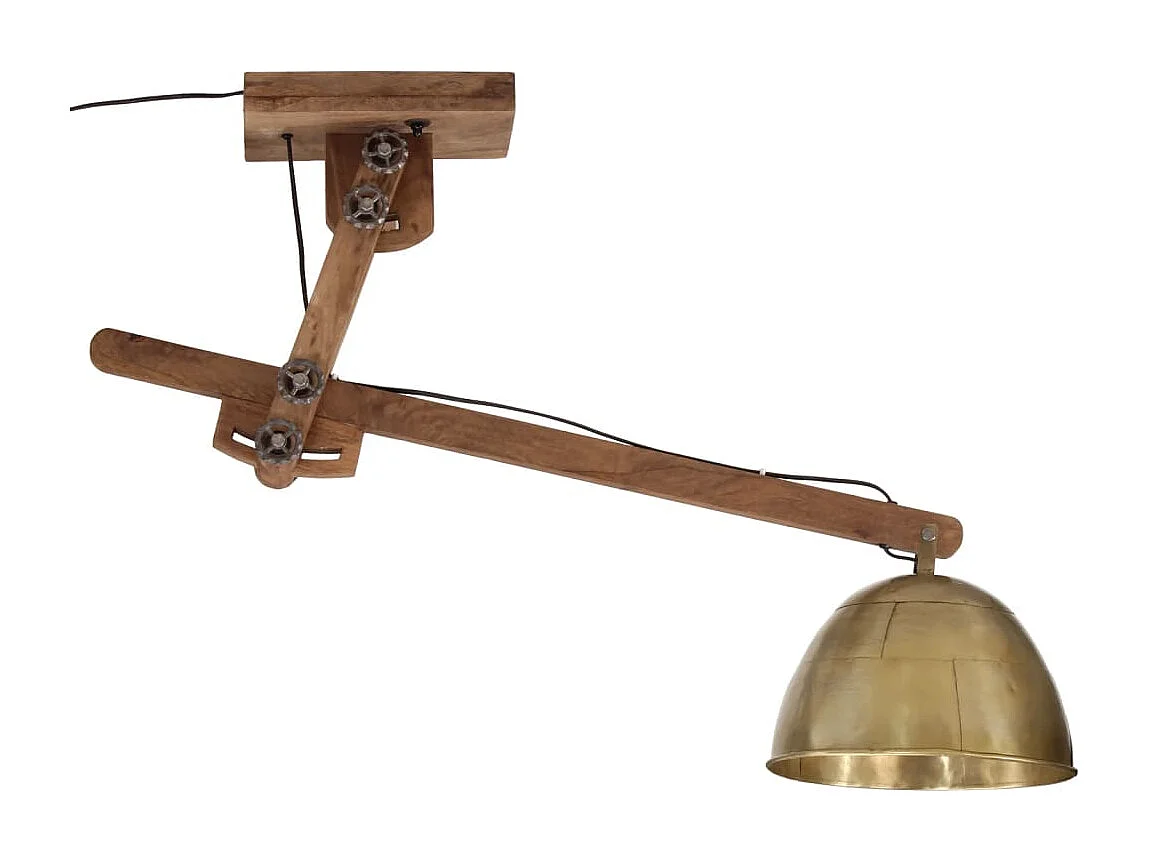 Plafonnier 25 W laiton antique 105x30x65-108cm E27