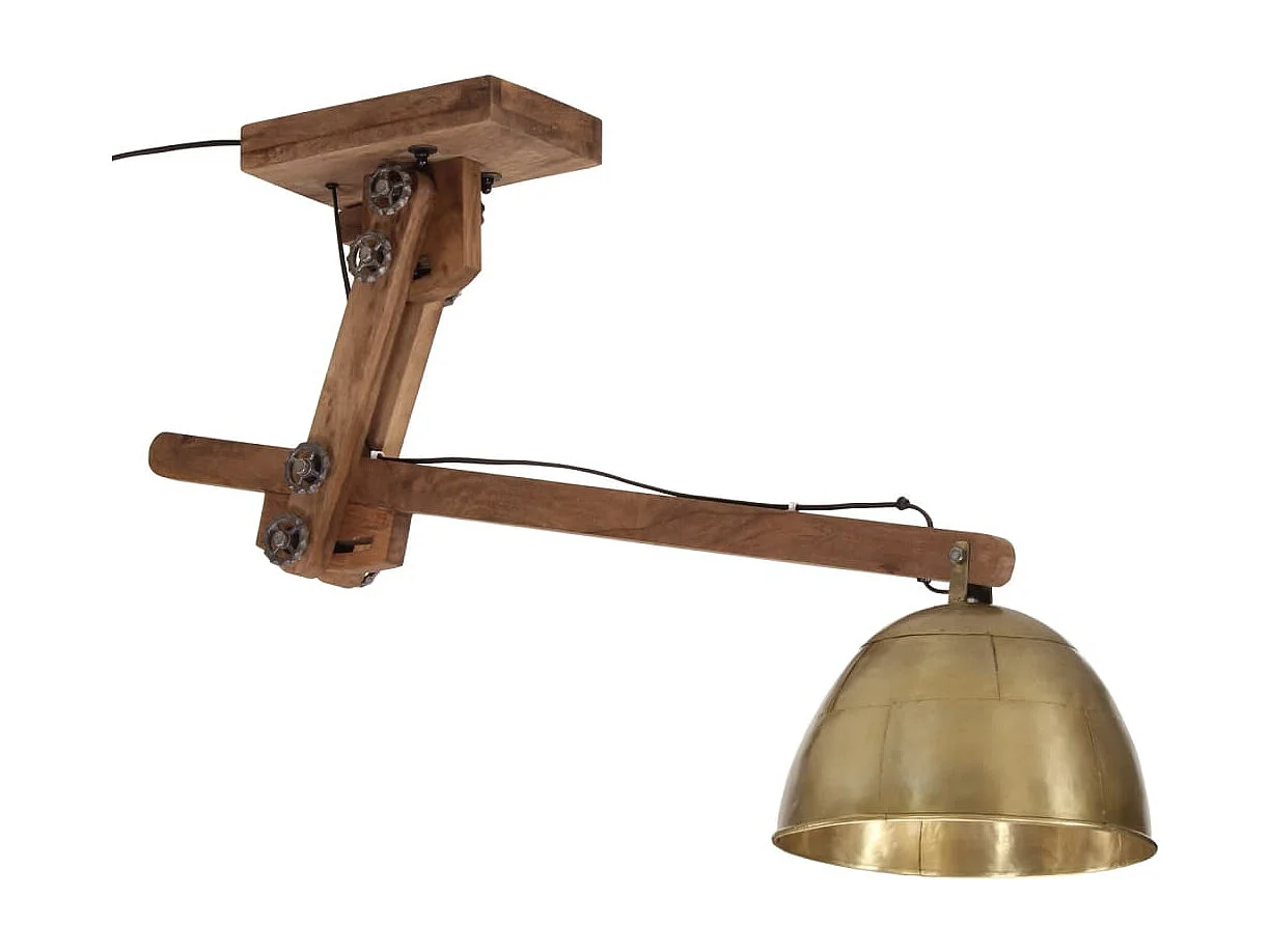 Plafonnier 25 W laiton antique 105x30x65-108cm E27