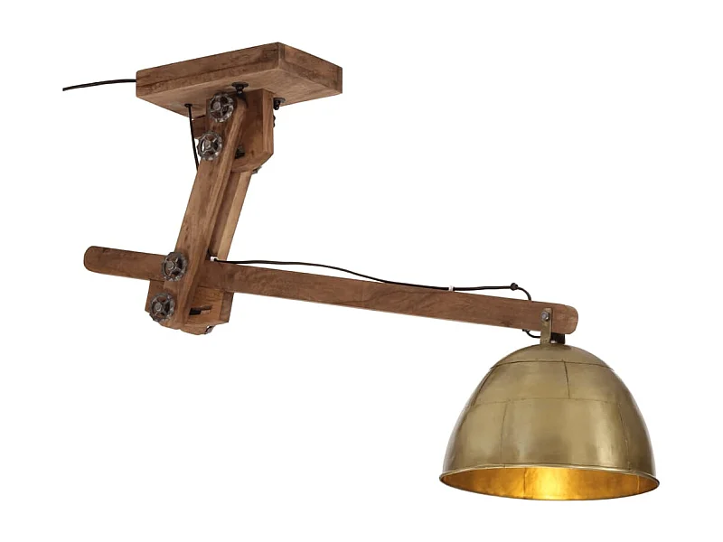 Plafonnier 25 W laiton antique 105x30x65-108cm E27