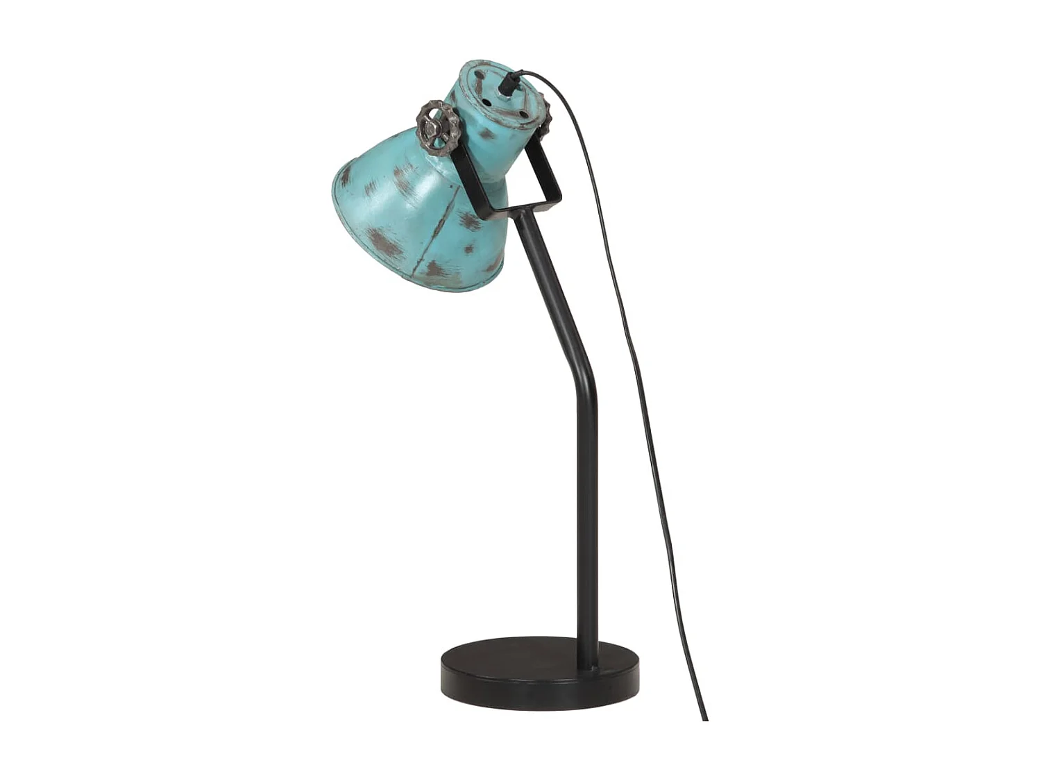 Lampe de bureau 25 W bleu délavé 17x17x60 cm E27