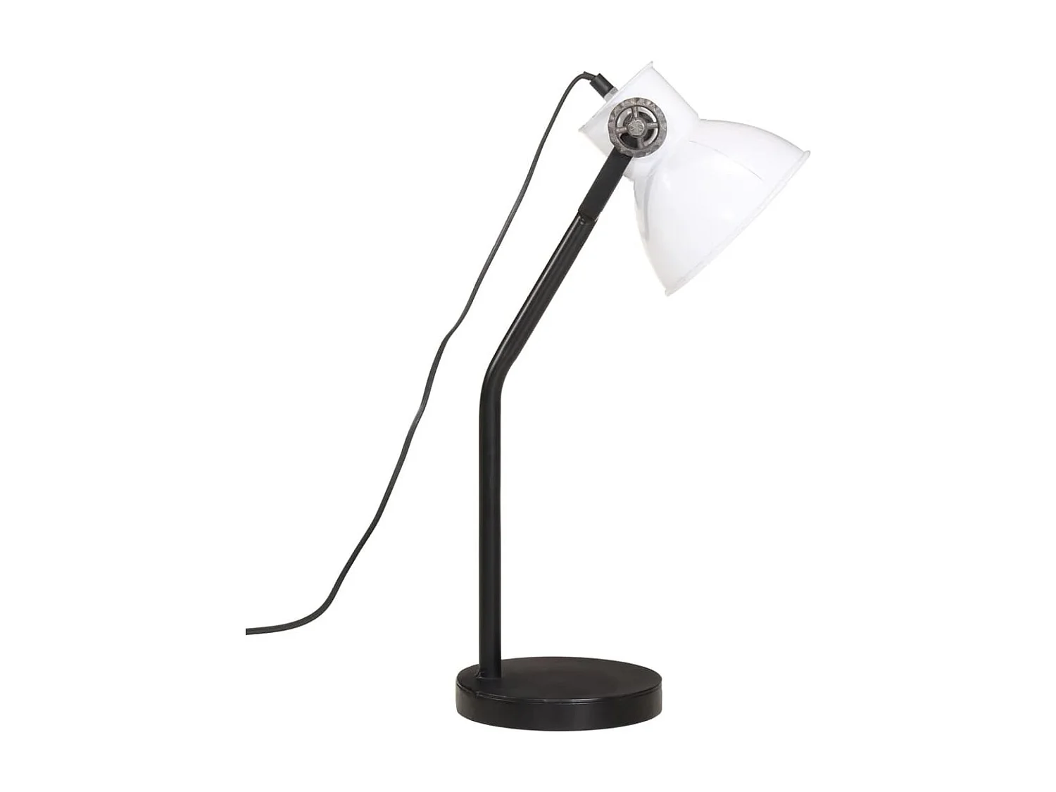 Lampe de bureau 25 W blanc 17x17x60 cm E27