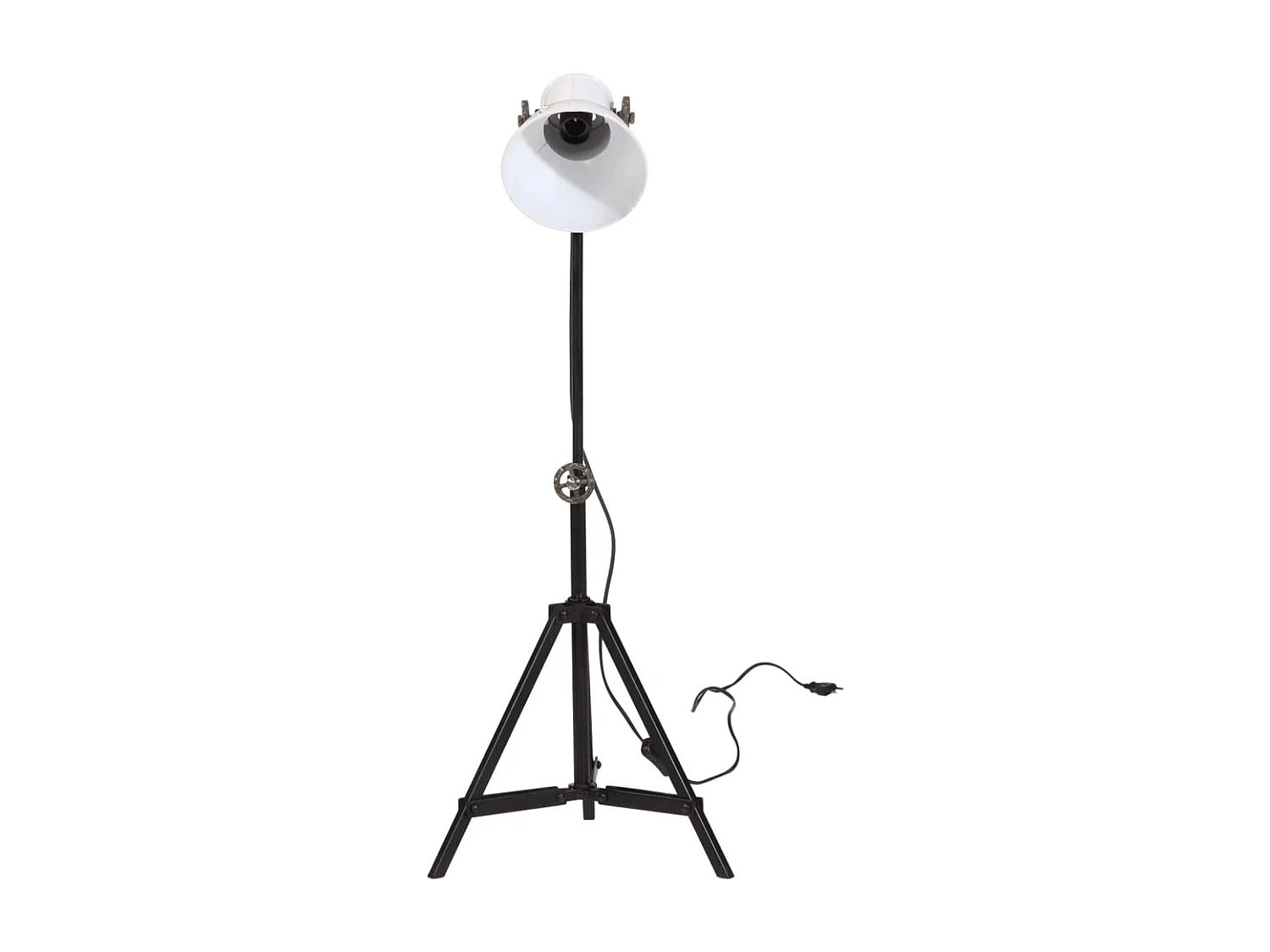 Lampadaire 25 W blanc 35x35x65/95 cm E27