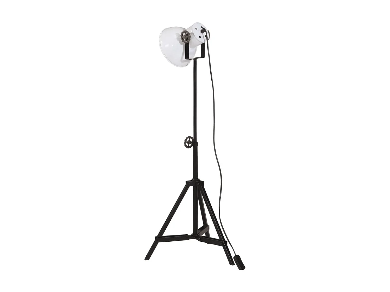 Lampadaire 25 W blanc 35x35x65/95 cm E27