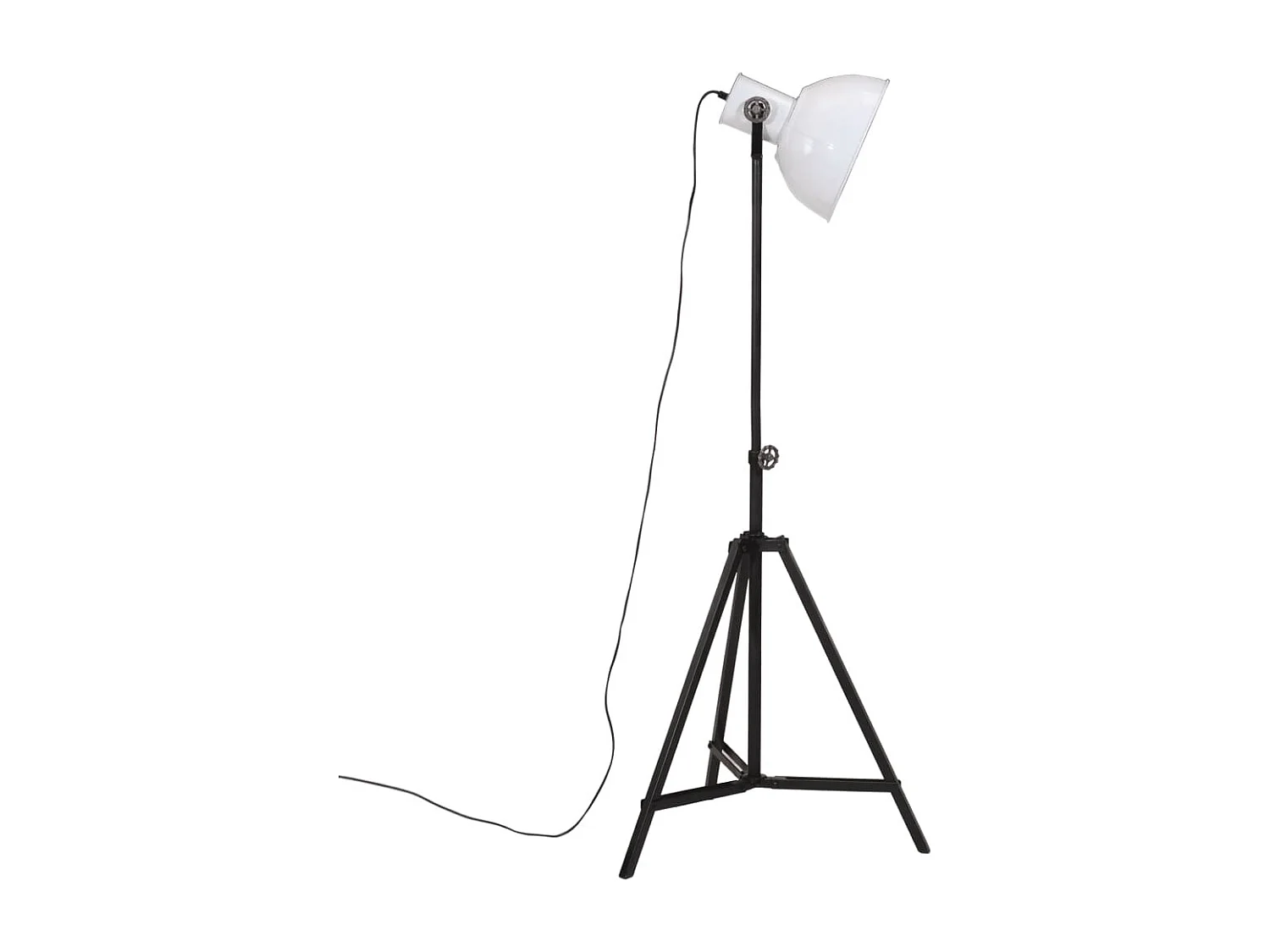 Lampadaire 25 W blanc 61x61x90/150 cm E27