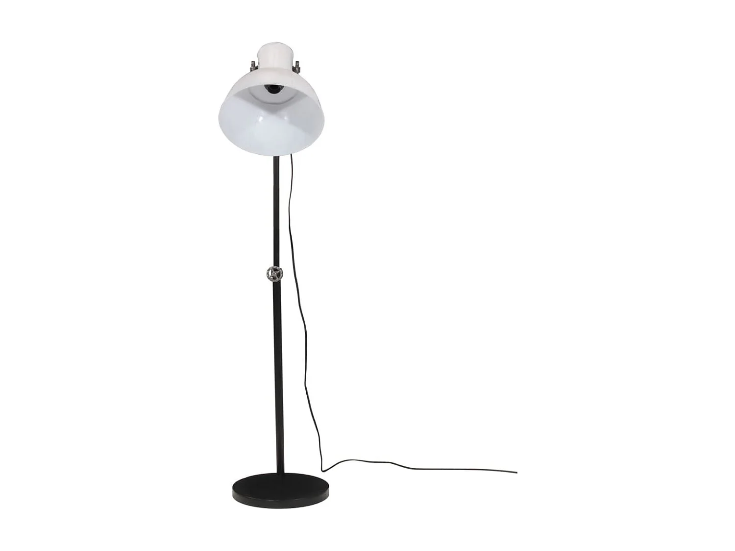 Lampadaire 25 W blanc 30x30x90-150 cm E27