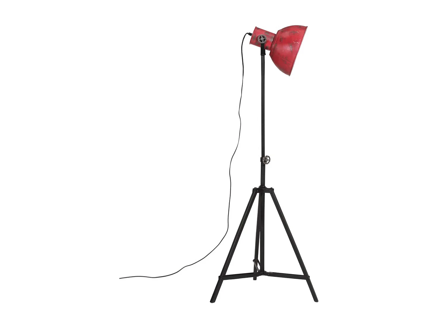 Lampadaire 25 W rouge délavé 61x61x90/150 cm E27