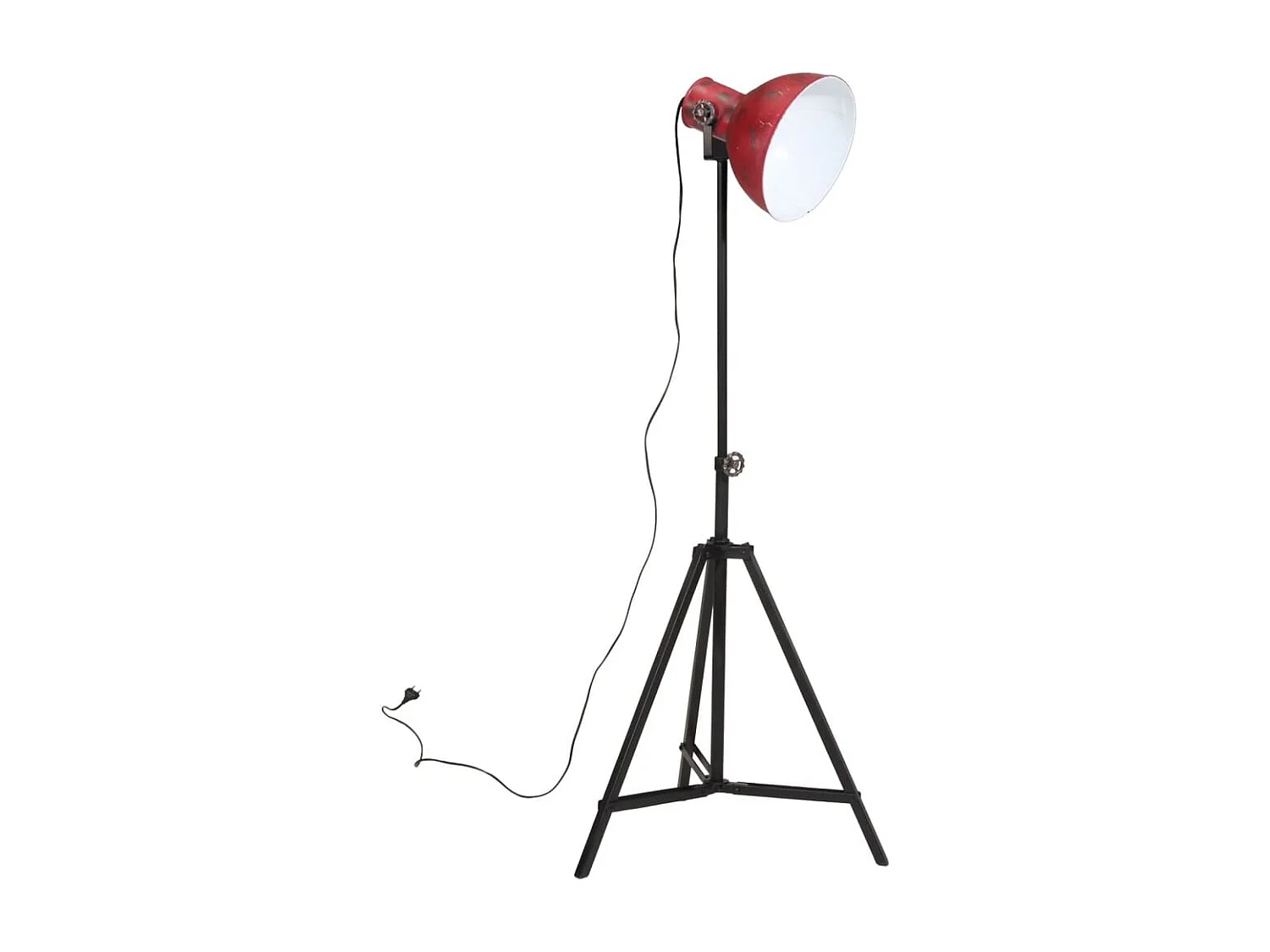 Lampadaire 25 W rouge délavé 61x61x90/150 cm E27