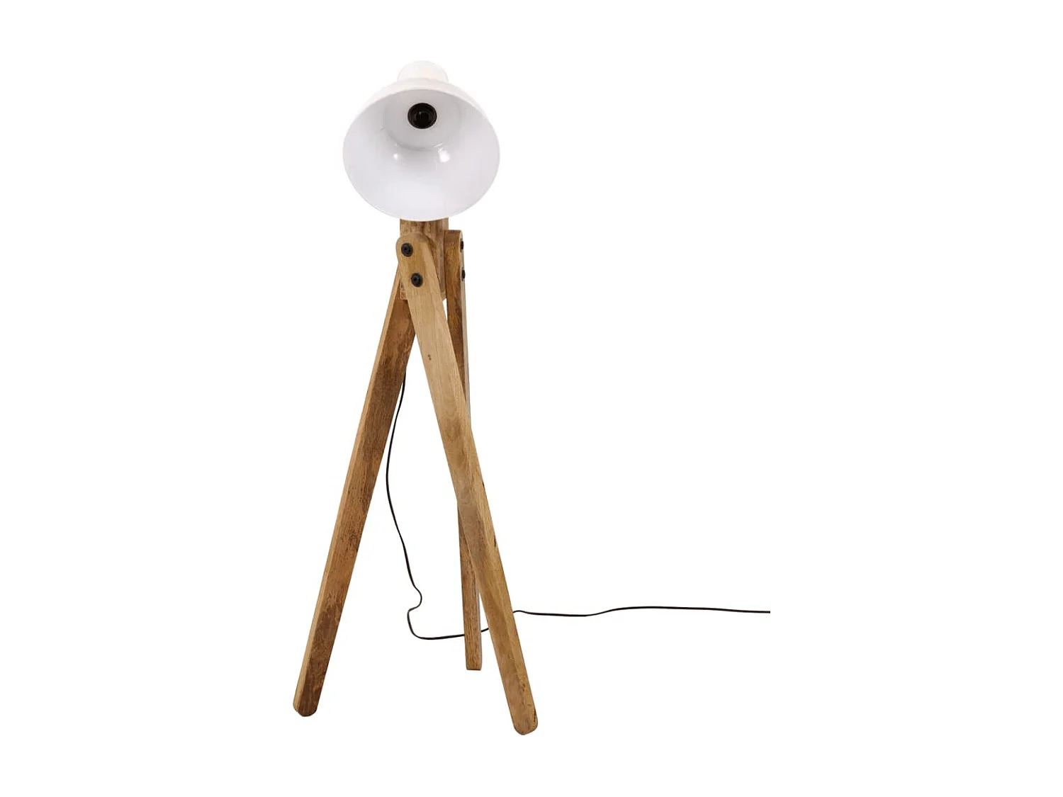 Lampadaire 25 W blanc 45x45x120 cm E27