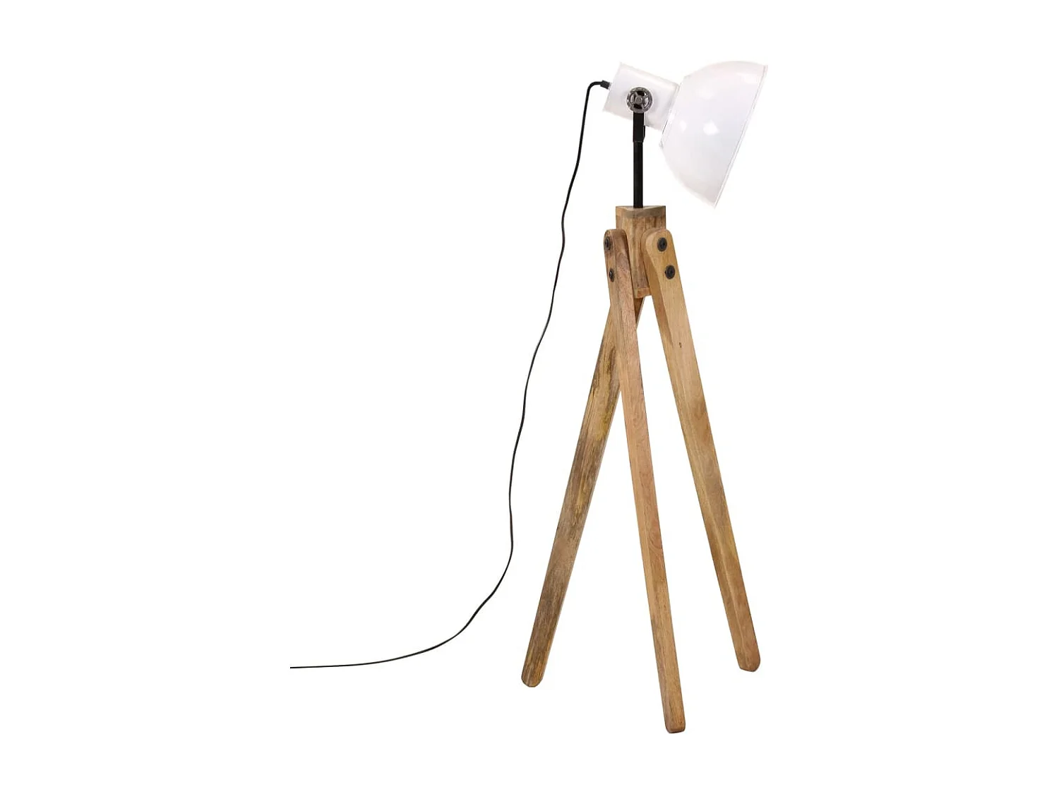 Lampadaire 25 W blanc 45x45x120 cm E27