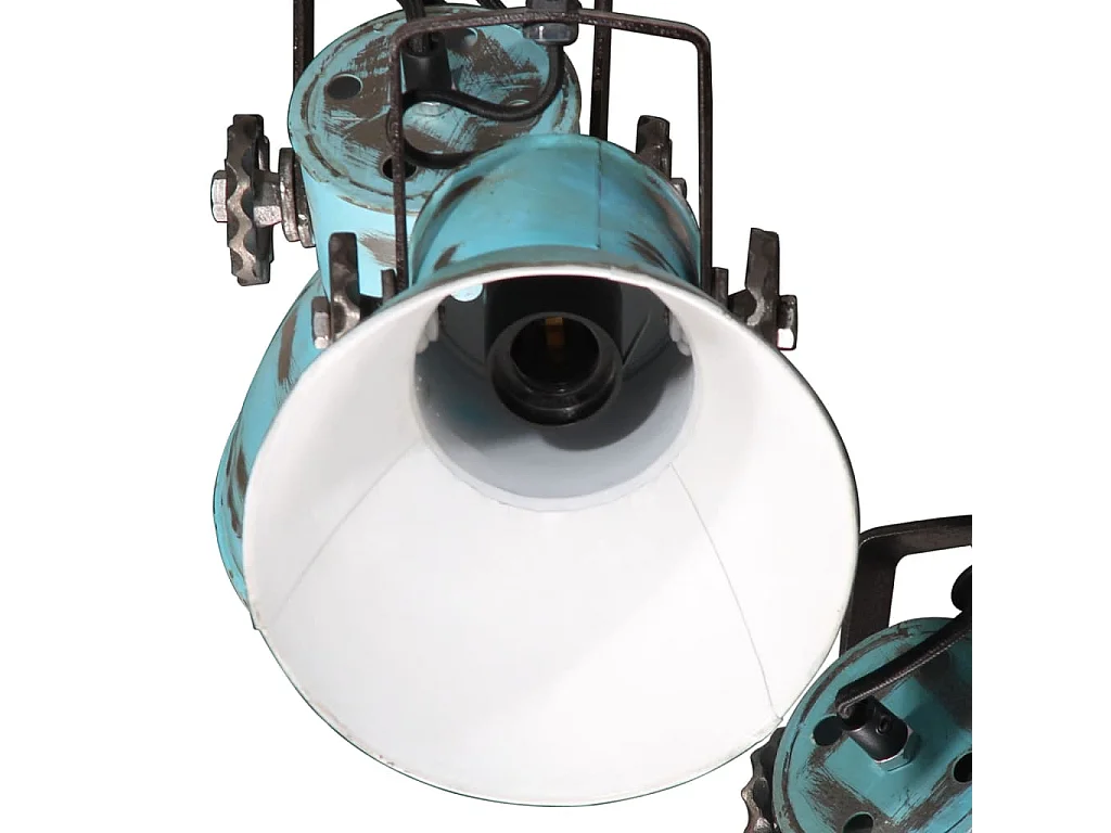 Lampe suspendue 25 W bleu délavé 30x30x100 cm E27