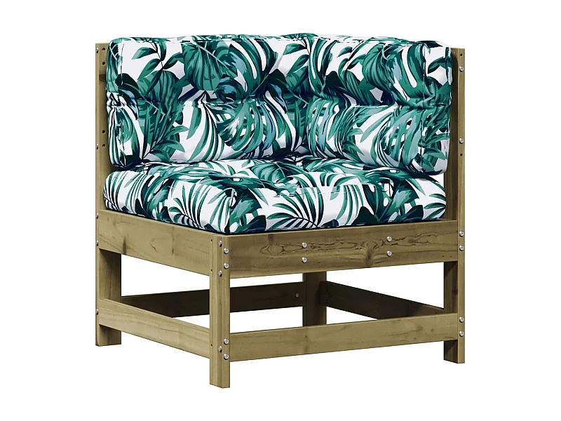 6-tlg. Garten-Lounge-Set mit Kissen Imprägniertes Kiefernholz