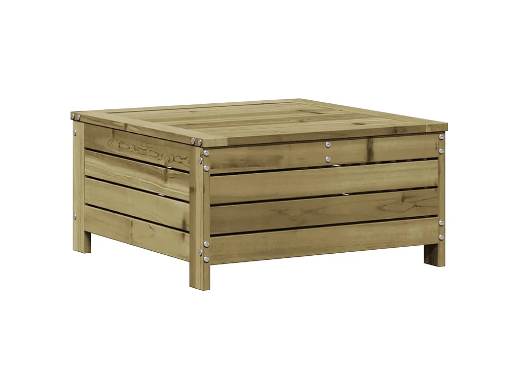 Salon de jardin 6 pcs avec coussins bois de pin imprégné