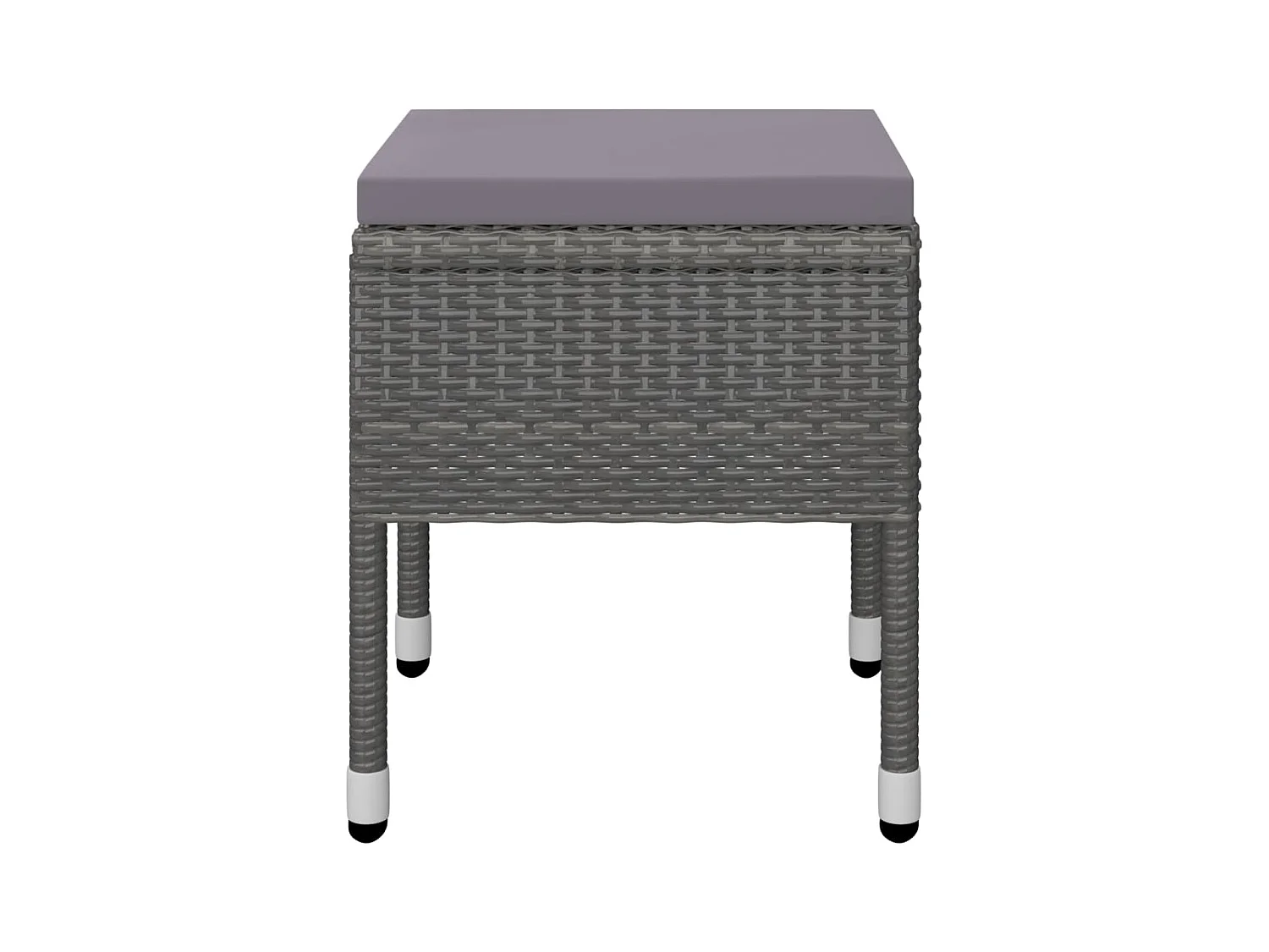 Ensemble à manger de jardin 5 pcs Gris