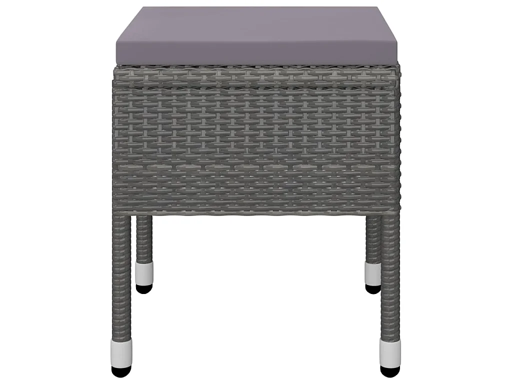 Set Mobili da Pranzo per Giardino 5 pz Grigio