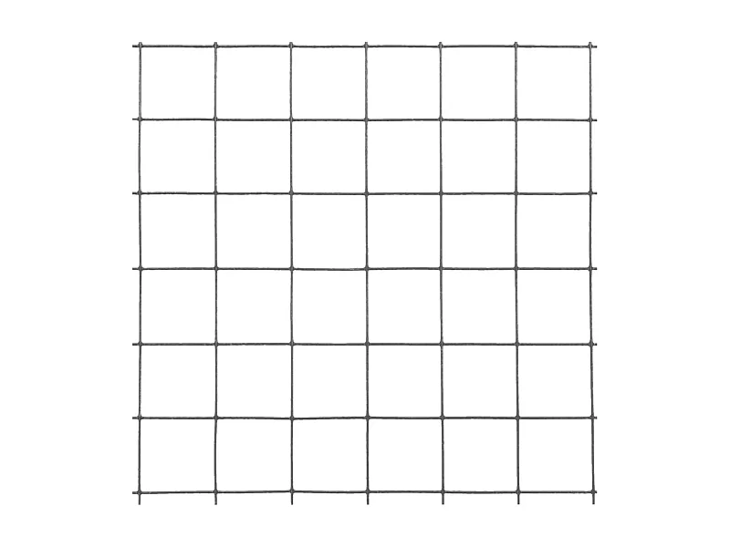 Alambrada de gallinero acero recubrimiento PVC gris 25x05 m