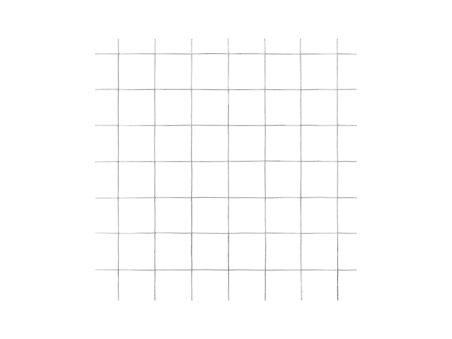 Alambrada de gallinero acero galvanizado plateada 25x05 m