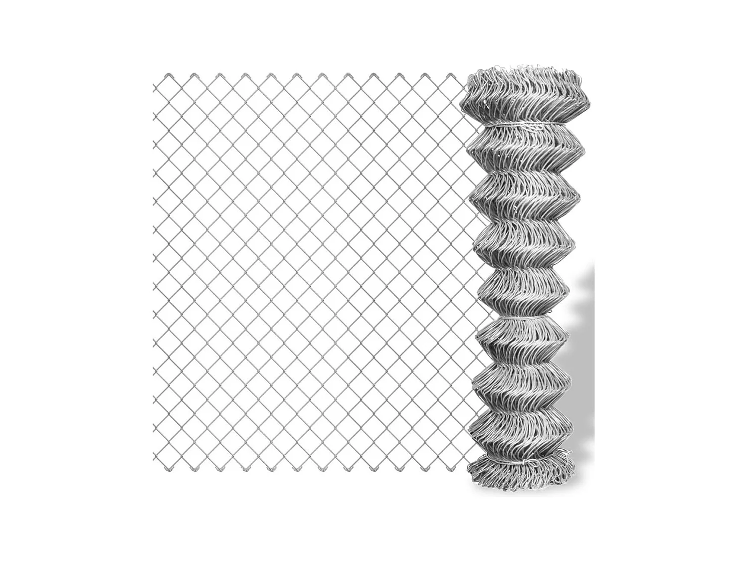 Cerca de Arame Galvanizado 25x0,8 m para Jardim e Pátio