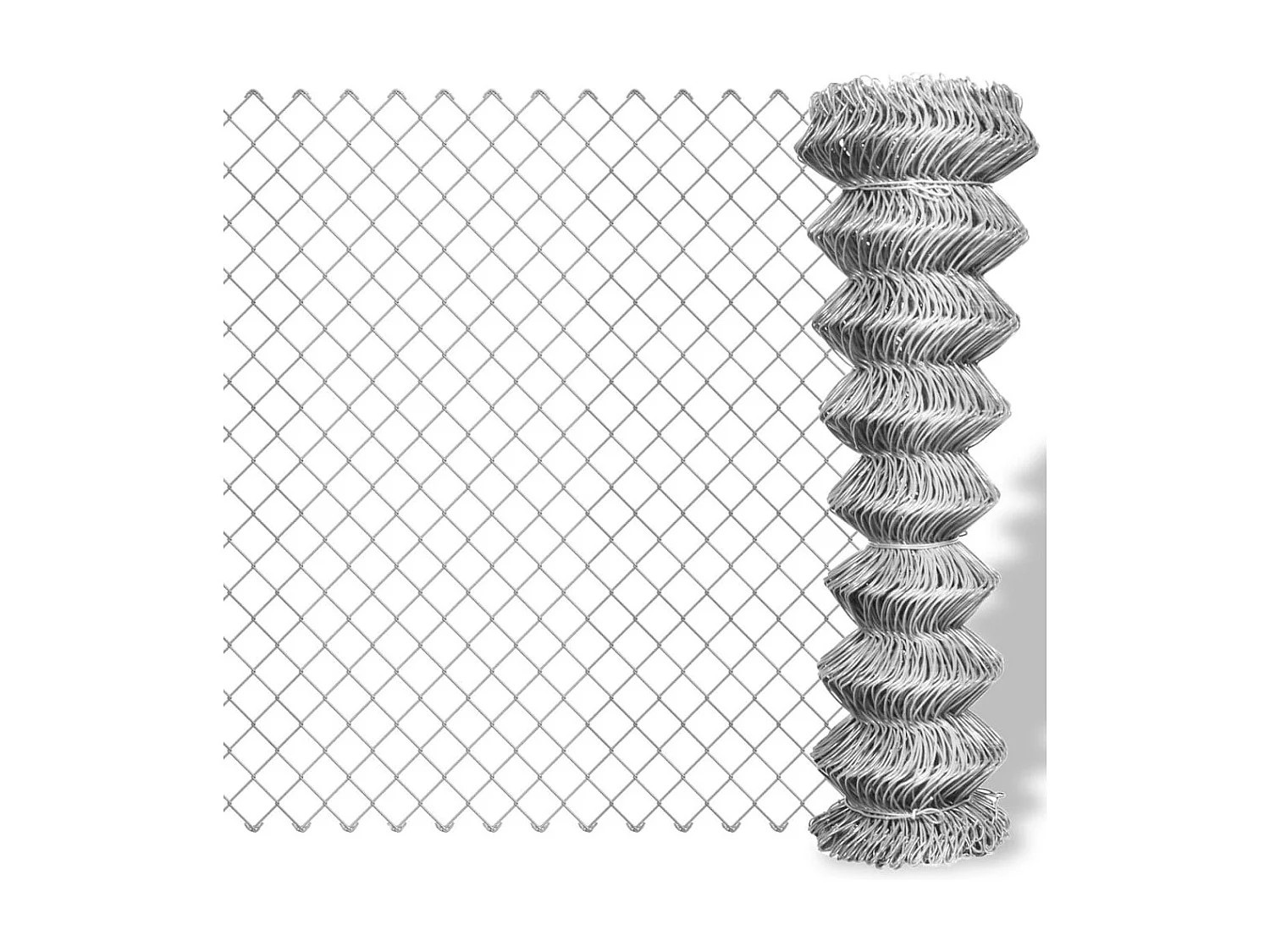 Cerca de Arame Galvanizado 25x0,8 m para Jardim e Pátio