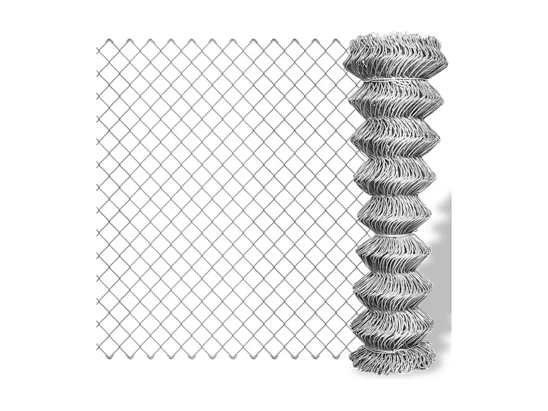 Cerca de Arame Galvanizado 25x0,8 m para Jardim e Pátio